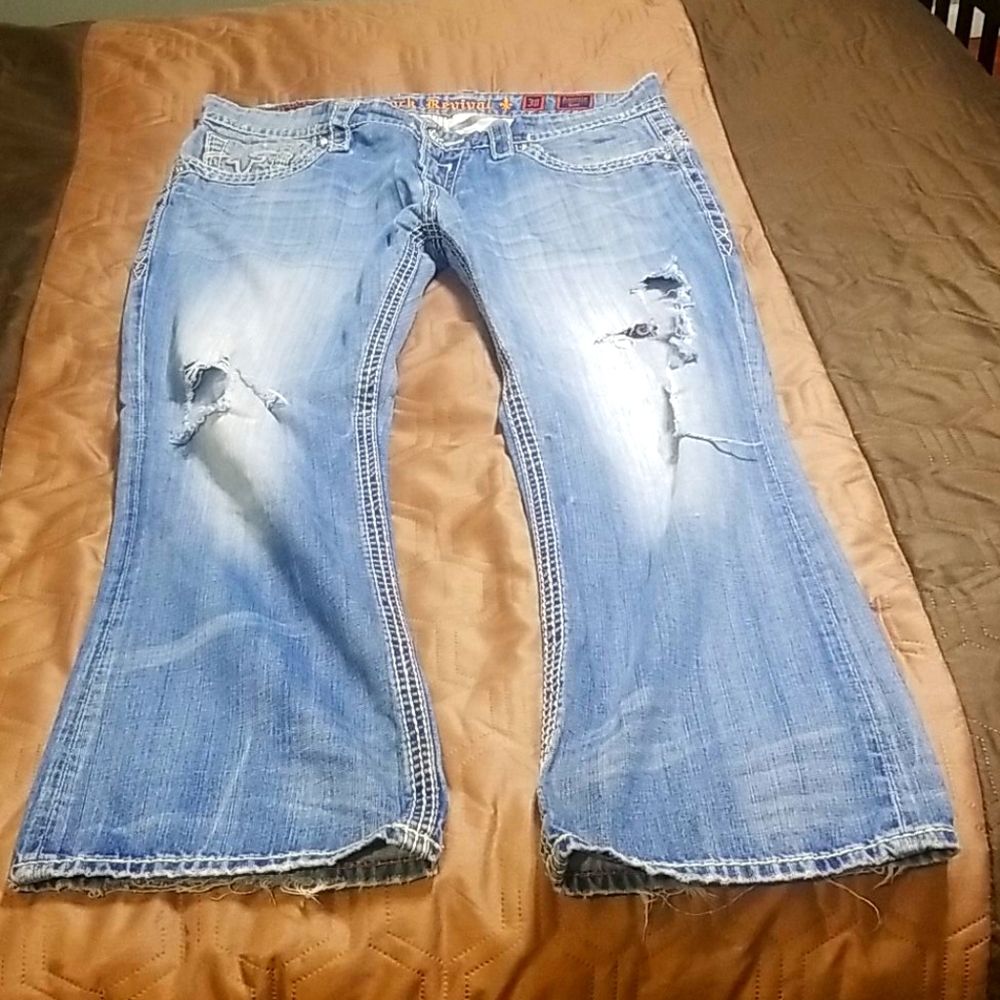 Mens Rock Revival jeans